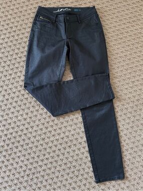 INC International Concepts Black Skinny Leg Jeans